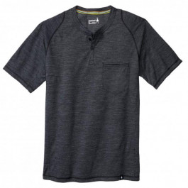 Smartwool Футболка чоловіча  Men's Everyday Exploration SS Henley Charcoal (SW 00272.003), Розмір S