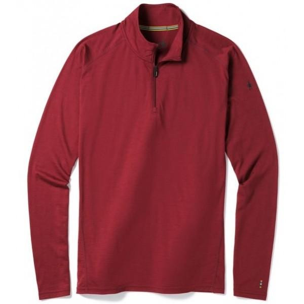 Smartwool Футболка чоловіча  Men's Merino 150 Baselayer 1/4 Zip Tibetan Red (SW 14070.A25), Розмір S - зображення 1