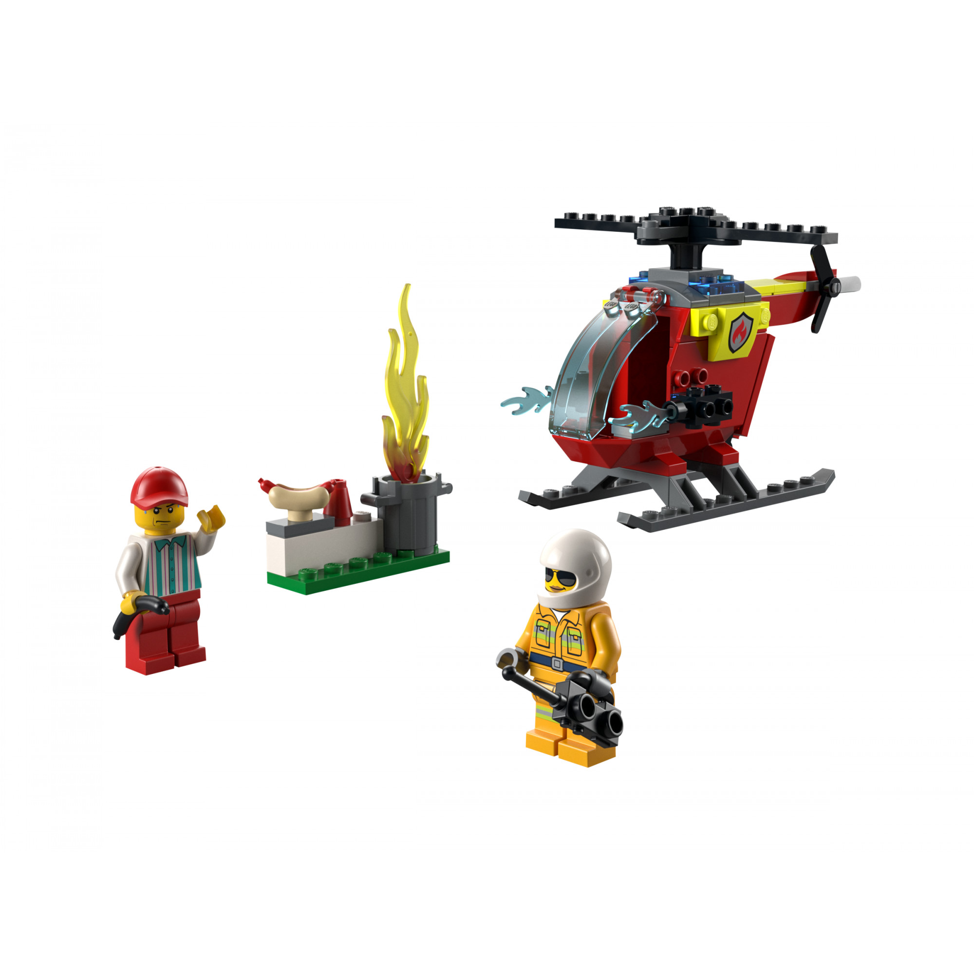 LEGO City Пожежний гелікоптер (60318) - зображення 1