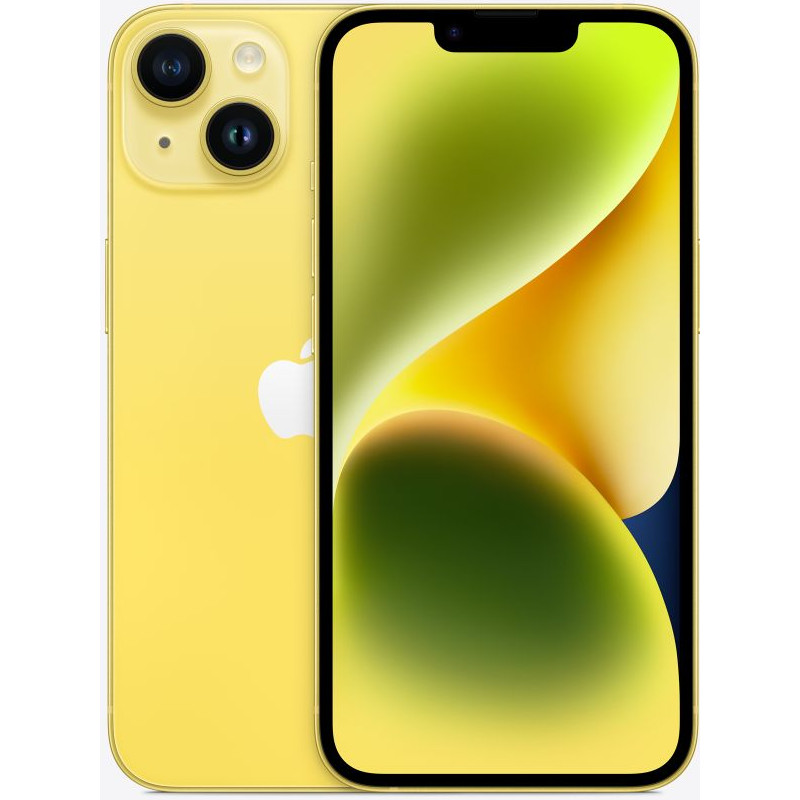 Apple iPhone 14 256GB eSIM Yellow (MR3K3) - зображення 1