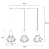 MSK Electric Diadem подвесной на планке хром NL 2215-3 CR (616156) - зображення 2