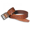 Carhartt WIP Ремінь шкіряний  Logo Belt - 2217 (Carhartt Brown, W34) - зображення 1