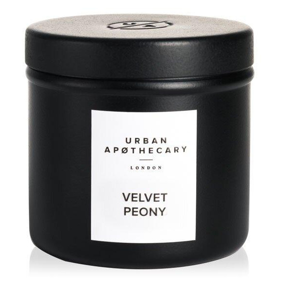 Urban Apothecary Ароматична travel свічка з деревно-квітковим ароматом  Velvet Peony 175 г (UALWVPC175) - зображення 1