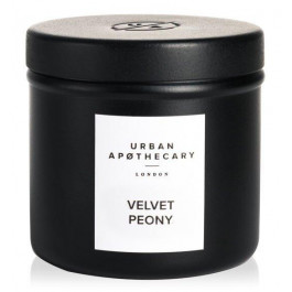 Urban Apothecary Ароматична travel свічка з деревно-квітковим ароматом  Velvet Peony 175 г (UALWVPC175)