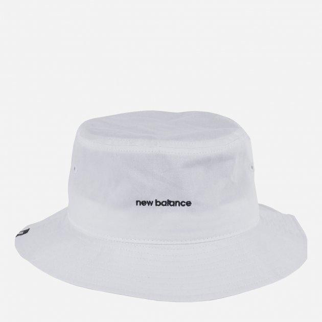 New Balance Панама  Bucket Hat LAH13003WT One Size Белая (195481654443) - зображення 1