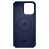 Spigen iPhone 14 Pro Max Silicone Fit Navy Blue with MagSafe (ACS04847) - зображення 3