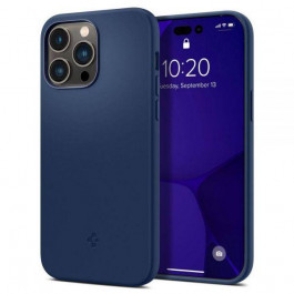   Spigen iPhone 14 Pro Silicone Fit Navy Blue with MagSafe (ACS04992)