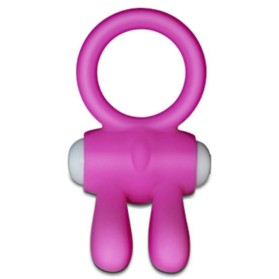 LoveToy Виброкольцо Power Clit Cockring Rabbit, розовое (6970260900768) - зображення 1