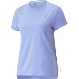   PUMA Футболка  Run Favorite Heather Tee W 52316828 XS Elektro Purple Heather (4065453556975)