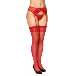 SoftLine Stockings (модель 5511), Red (5906340739295)