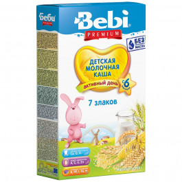 Bebi Premium Каша молочная 7 злаков, 200 г