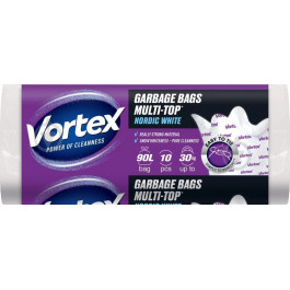 Vortex Мішки для сміття з вушками  міцні 90 л 10 шт. (4823071647051)