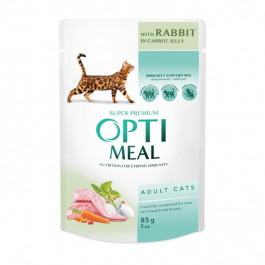   Optimeal Adult Rabbit in Carrot Jelly 85 г (4820215365840)