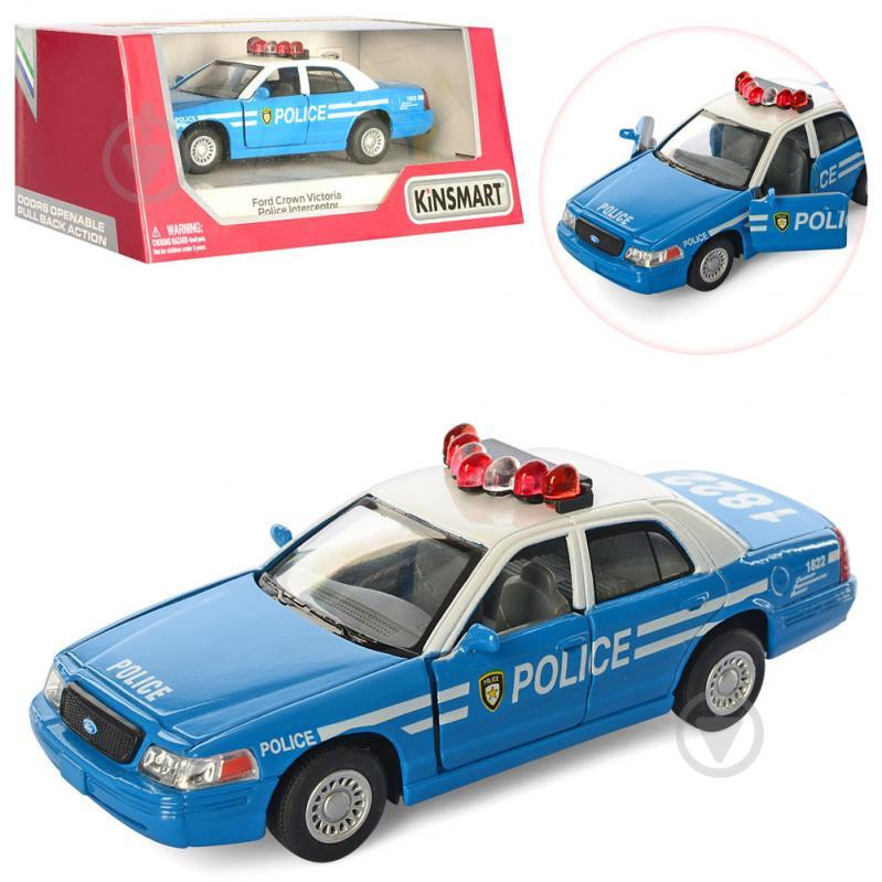 Kinsmart Ford Crown Victoria Police (KT5342AW) - зображення 1