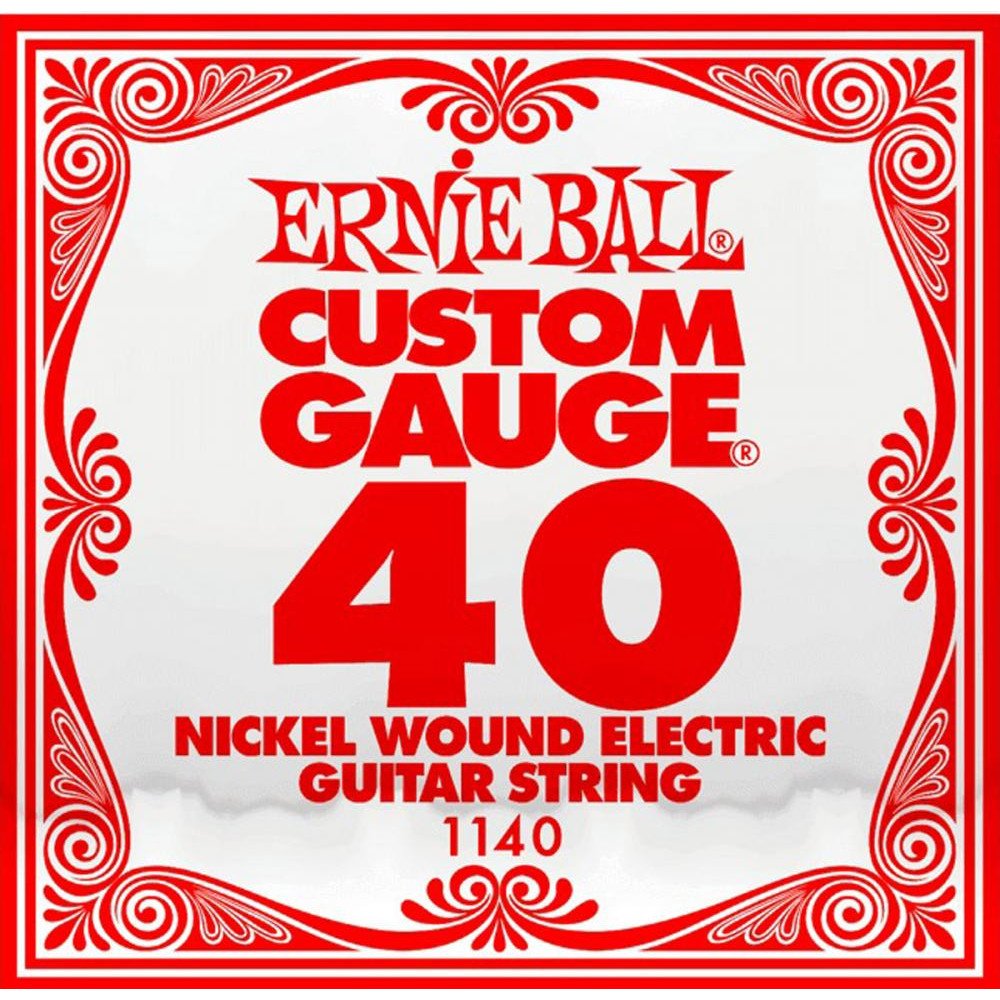 Ernie Ball Струна 1140 Nickel Wound Electric Guitar String .040 - зображення 1