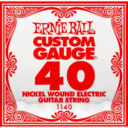 Ernie Ball Струна 1140 Nickel Wound Electric Guitar String .040