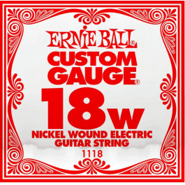 Ernie Ball Струна 1118 Nickel Wound Electric Guitar String .018