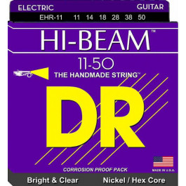 DR EHR-11 Hi-Beam Nickel Plated Hex Core Heavy Electric Strings 11/50