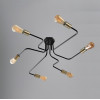 MSK Electric Люстра паук c бронзовыми патронами NL 10084/6 BK+BN Микросхема - зображення 1
