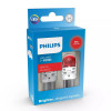 Philips P21W LED Red Ultinon Pro6000 12В (11498RU60X2) - зображення 1