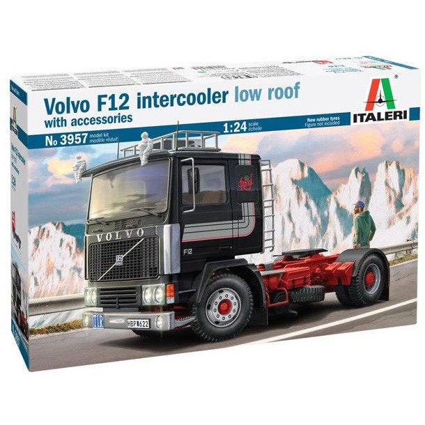 Italeri Вантажівка Volvo F12 Intercooler з низьким дахом та аксесуарами (IT3957) - зображення 1