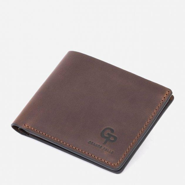 Grande Pelle Мужское портмоне кожаное  leather-11310 Коричневое - зображення 1