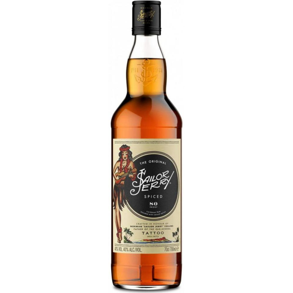 Sailor Jerry Ром Spiced, 0.7 л (5010327405223) - зображення 1