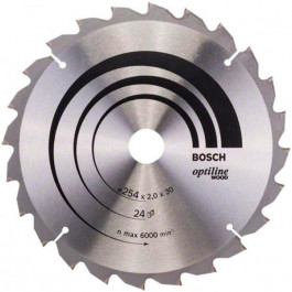 Bosch Optiline Wood 254X30X2,0 24 (2608640434)