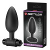 Pretty Love Vibro Anal Butt Plug Black (6603BI1184) - зображення 1