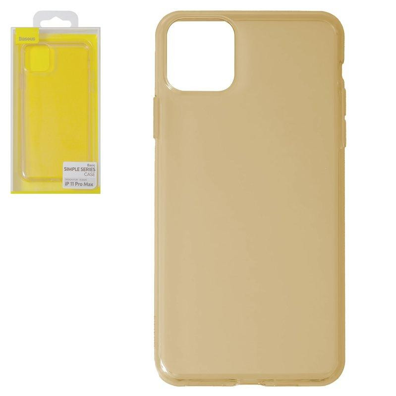 Baseus Simplicity Series for iPhone 11 Pro Max Transparent Gold (ARAPIPH65S-0V) - зображення 1