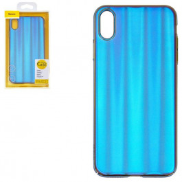 Baseus Aurora Series iPhone XS Max Transparent Blue (WIAPIPH65-JG03)