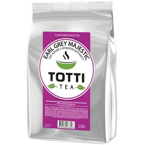 Totti Tea Чай черный листовой Эрл Грей Маджестик 250 г (8719189233346) - зображення 1