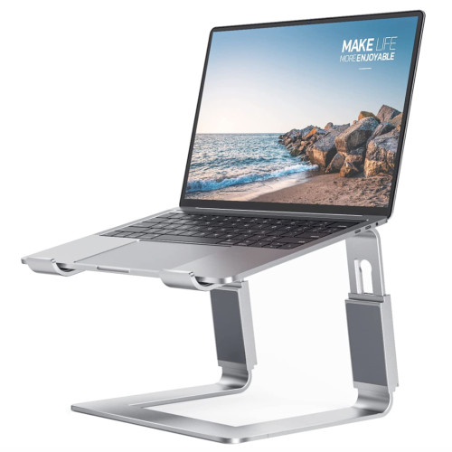 Nulaxy Laptop Stand Adjustable Height Silver (LS-11) - зображення 1