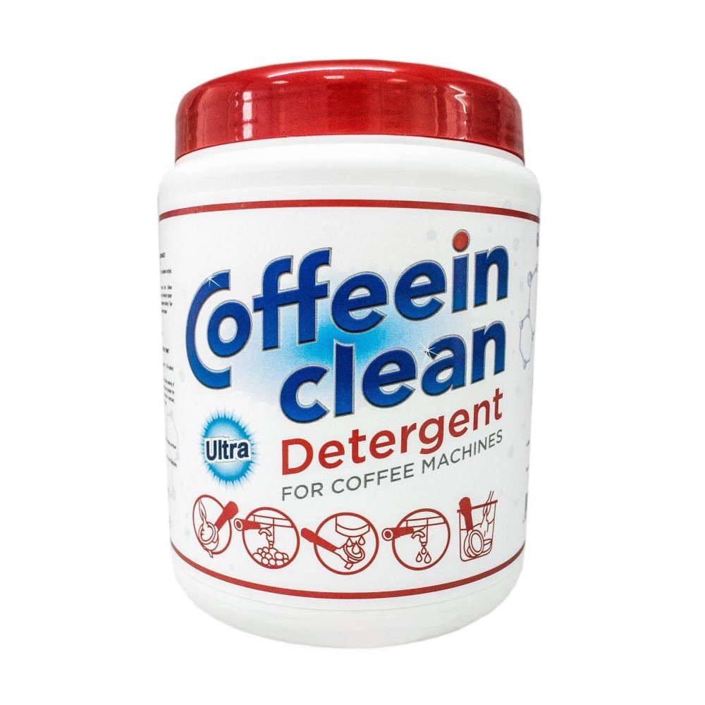Coffeein clean Средство для чистки кофемашин Detergent Ultra 900 г (4820226720058) - зображення 1
