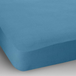Utek Простынь на резинке  Home Jersey Хлопок 100% Blue Синяя 180х200 (PTBLF180200)