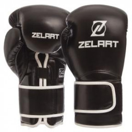 Zelart Перчатки боксерские BO-1391, размер 10oz, черный