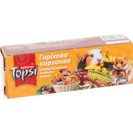 Topsi Корм для грызунов Корзинки ореховые 3 шт 45 г (4820122208612)