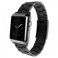  Monowear A Metal Link Band for Apple Watch 38/40/41mm Black - зображення 1