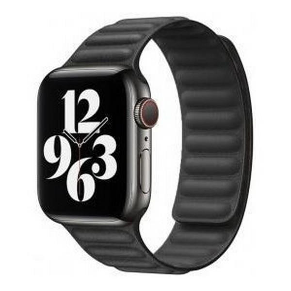 Infinity Apple Watch 38/40 mm Leather Link Black - зображення 1