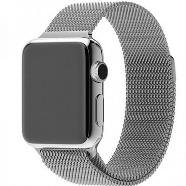 Epik Ремінець Milanese Loop Design для Apple watch 42mm/44mm Срібний - зображення 1