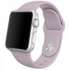 Epik Силіконовий ремінець для Apple watch 42mm / 44mm Сірий / Lavender - зображення 1