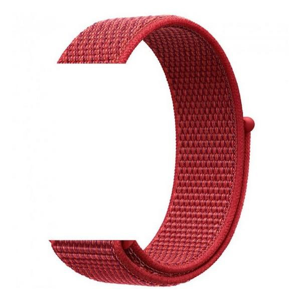 Smart Baby Smart Watch Nylon Loop Straps 20 mm Red - зображення 1