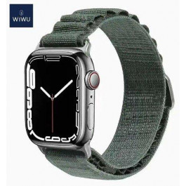 WIWU Nylon Watch Band Green для Apple Watch 42/44/45/49mm