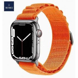 WIWU Nylon Watch Band Orange для Apple Watch 42/44/45/49mm
