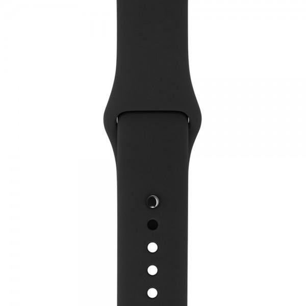 Fashion Case Ремінець Apple Watch 42/44mm Sport Band (S/M & M/L) Black OEM - зображення 1