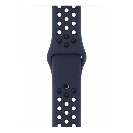 Fashion Case Ремінець Nike+ Apple Watch 42mm Obsidian/Blue Nike Sport Band - зображення 1