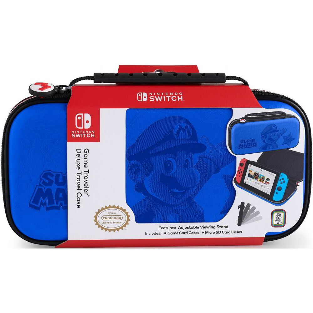 Nintendo Deluxe Travel Case Super Mario Blue - зображення 1