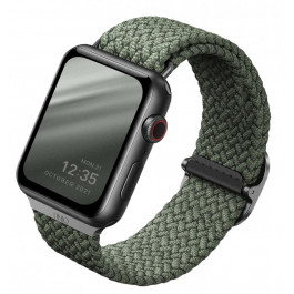   Uniq Ремінець  ASPEN BRAIDED (Cypress Green) для Apple Watch 38/40