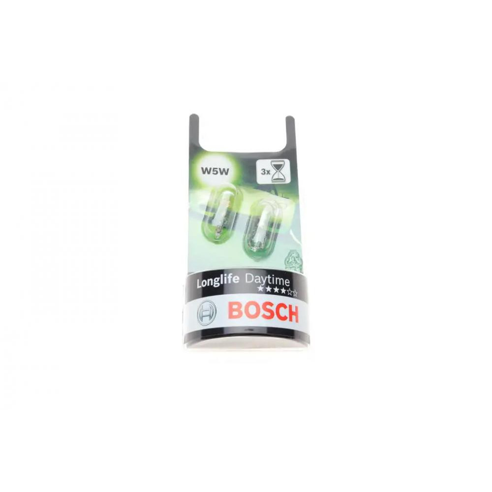 Bosch W5W W2.1x9.5d LongLife Daytime 12В 5Вт (1987301052) - зображення 1