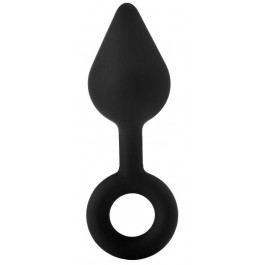 Dream toys Fantasstic XL Single Drop Plug With Ring, Black (8720365102349)